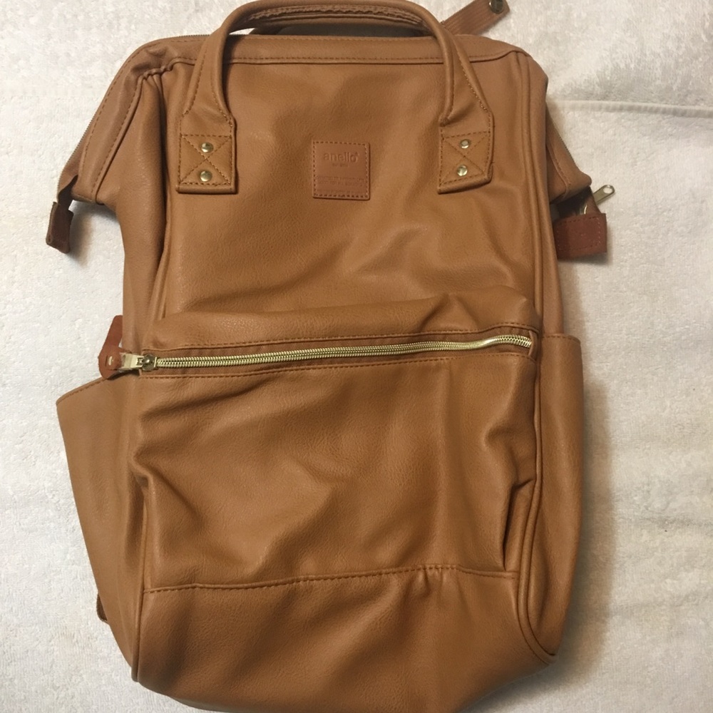 Anello Japan camel beige backpack